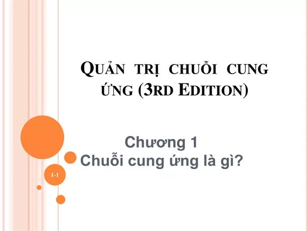 slide quản trị chuỗi cung ứng với bố cục bài giảng chuyên nghiệp