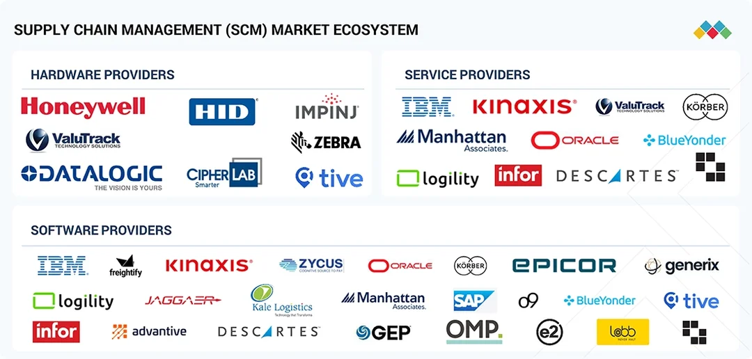 supply chain management companies và hệ sinh thái thị trường SCM