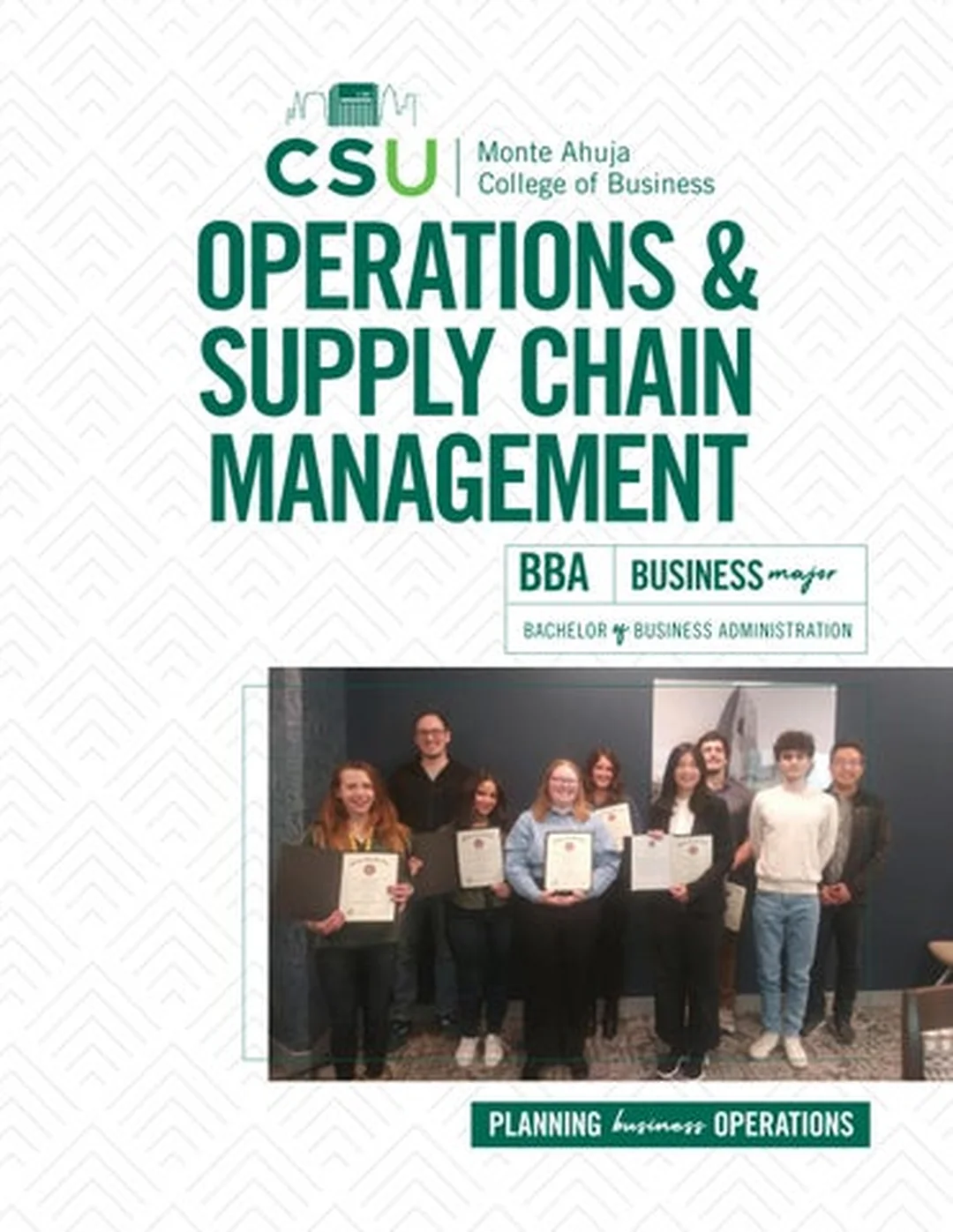 supply chain management major trong brochure chương trình học và lộ trình nghề nghiệp